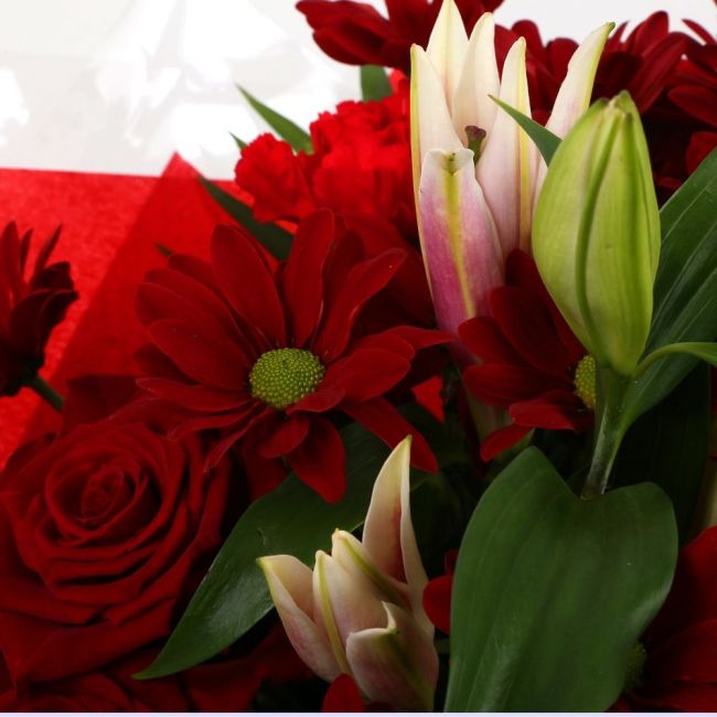 Red Rapture Bouquet – Happy Days Factory